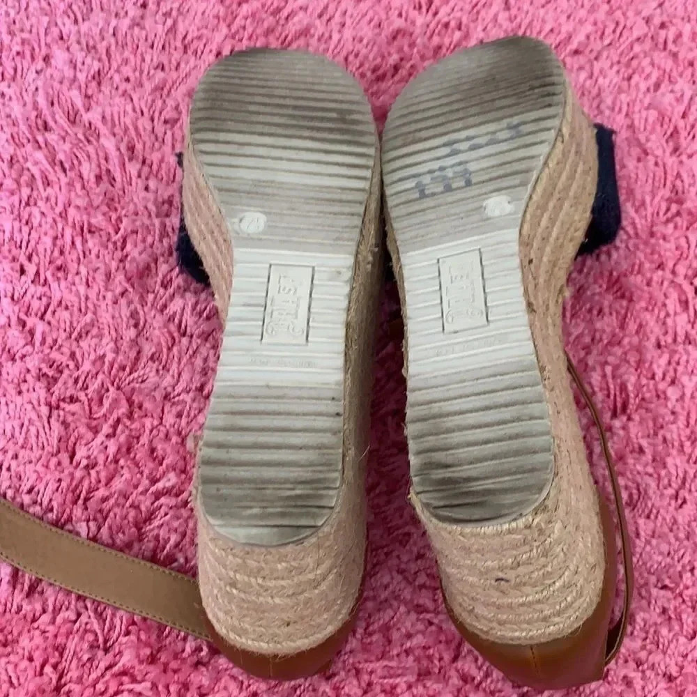 Brash Straw Espedrille Wedges - Picture 5 of 5